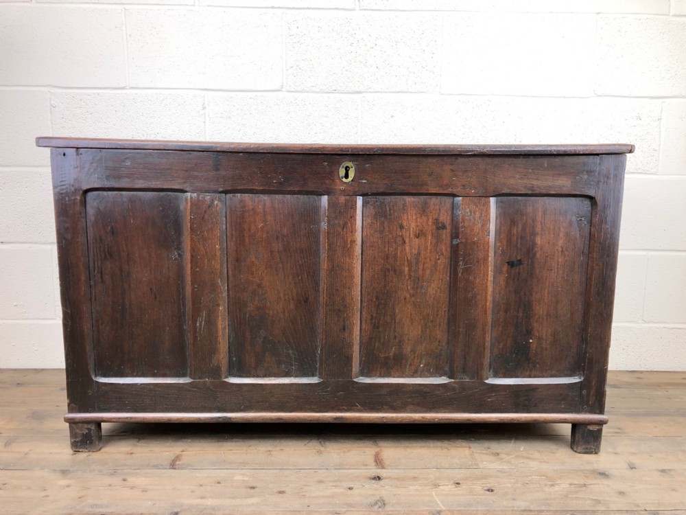 Early 19th Century Antique Oak Coffer