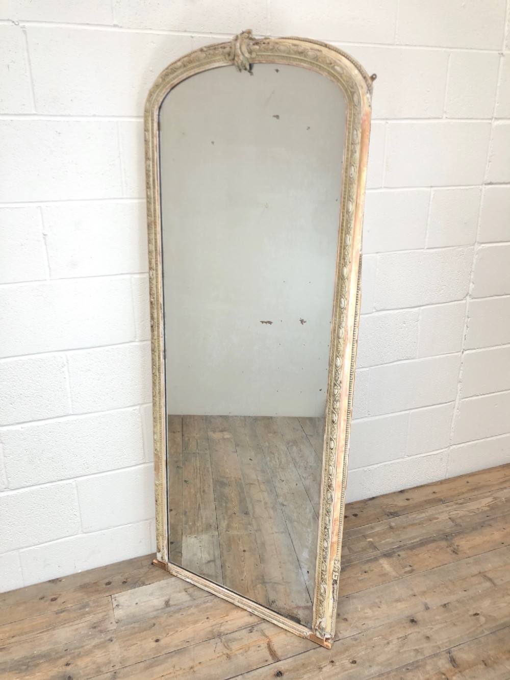 Decorative 19th Century Dome Top Mirror