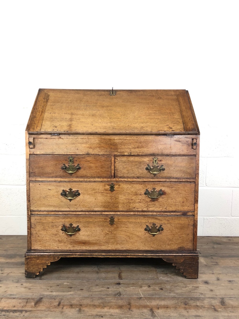 Early 19th Century Pale Oak Bureau