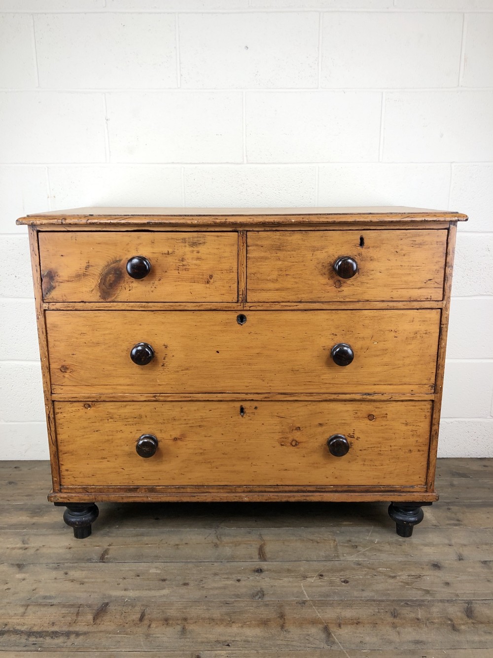 19th Century Antique Pine Chest of Drawers