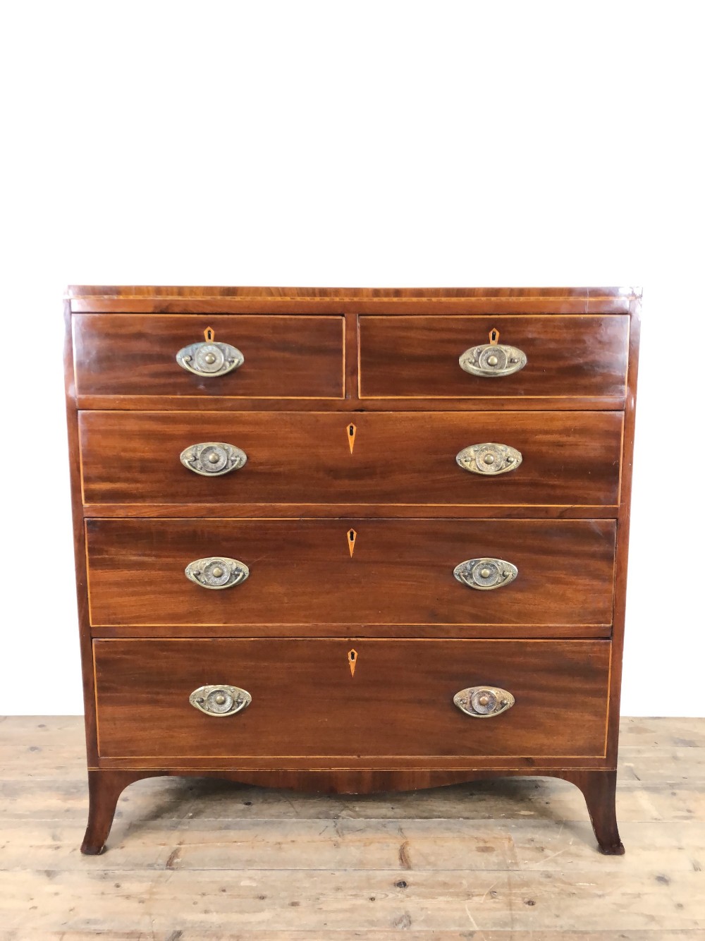 Antique 19th Century Mahogany Chest of Drawers 