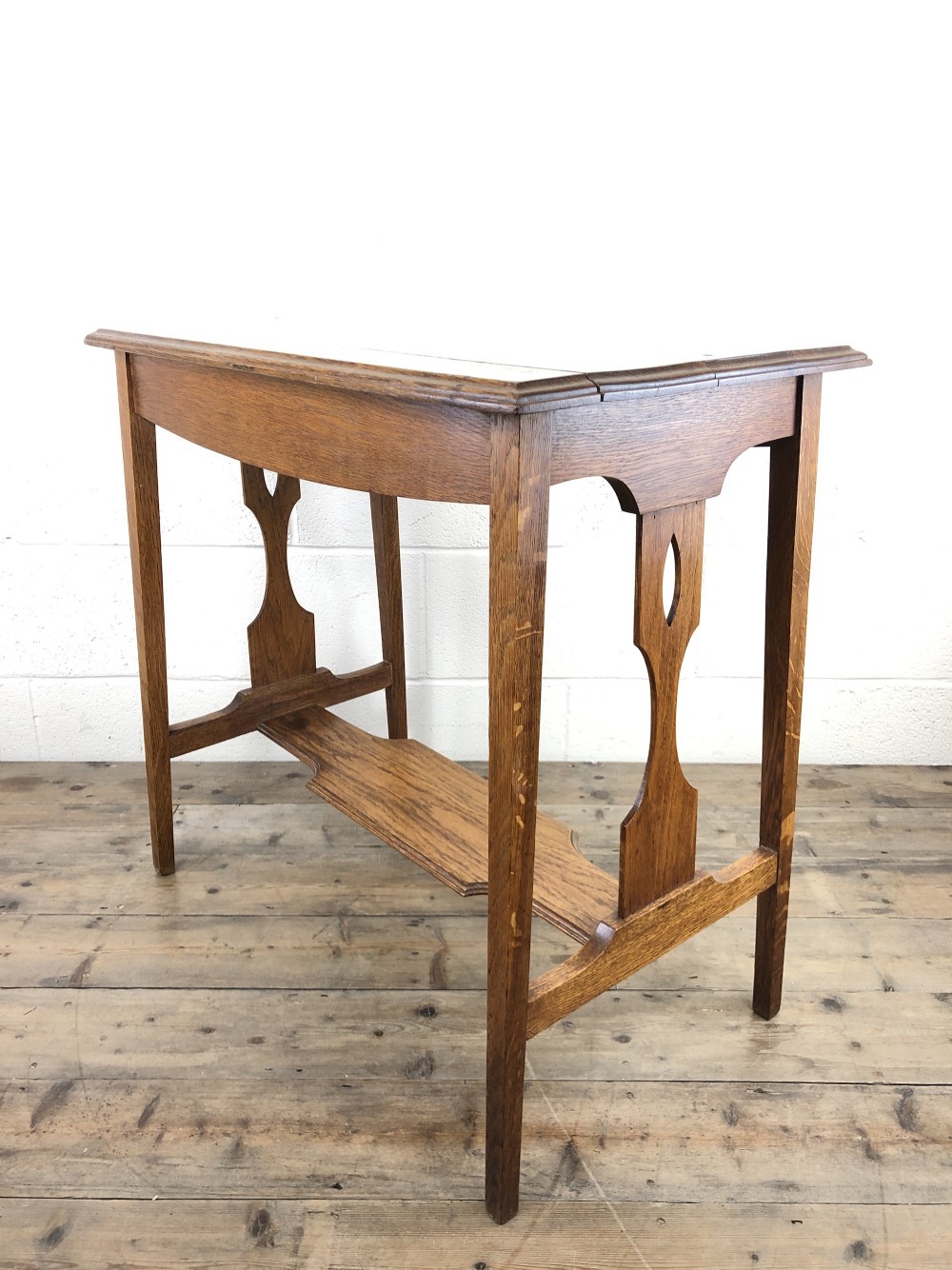 Early 20th Century Antique Oak Arts and Crafts Side Table