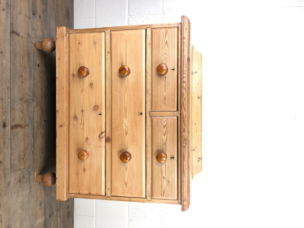 Antique Victorian Pine Chest of Drawers View II