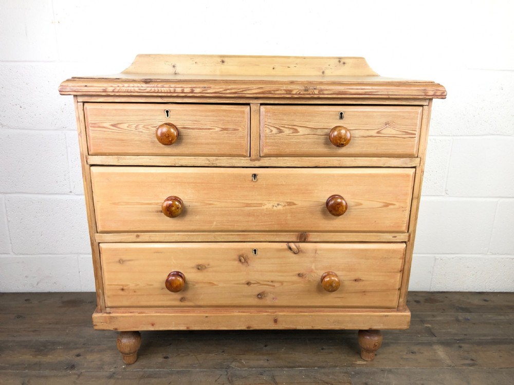 Antique Victorian Pine Chest of Drawers