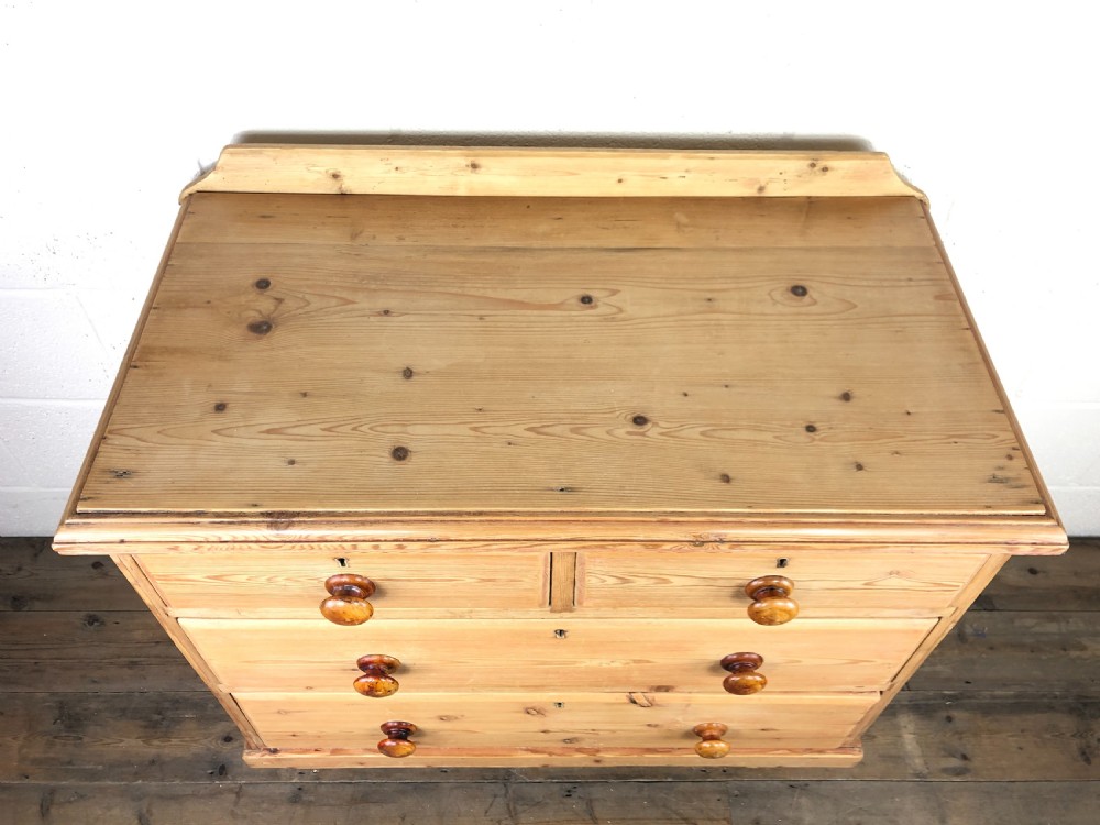 Antique Victorian Pine Chest of Drawers View IV