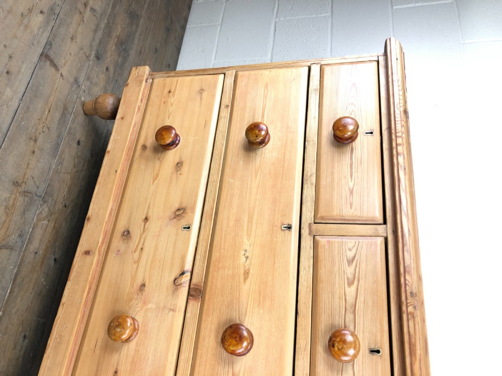 Antique Victorian Pine Chest of Drawers View IX