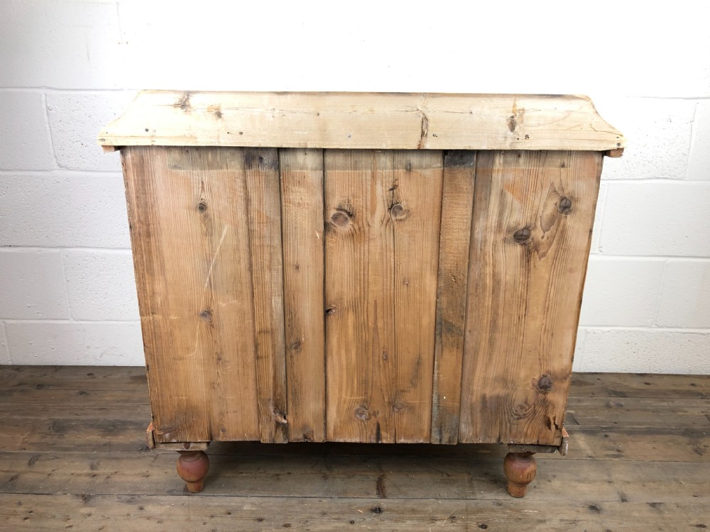Antique Victorian Pine Chest of Drawers View XI