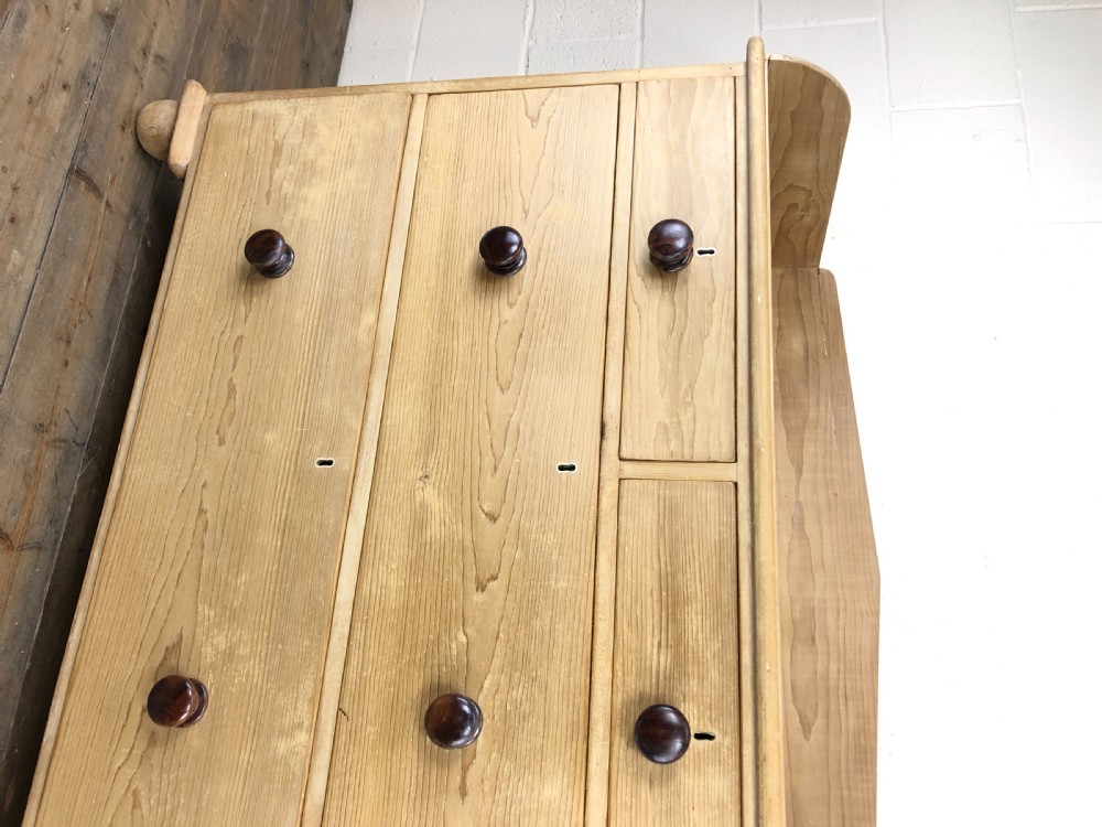 Antique Victorian Pine Chest of Drawers View IV