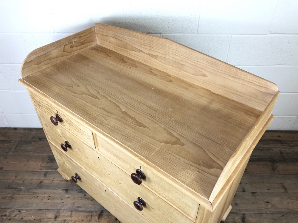 Antique Victorian Pine Chest of Drawers View VIII