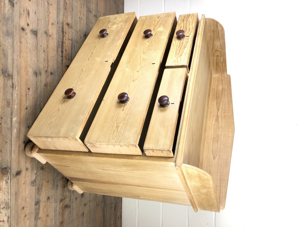 Antique Victorian Pine Chest of Drawers View IX