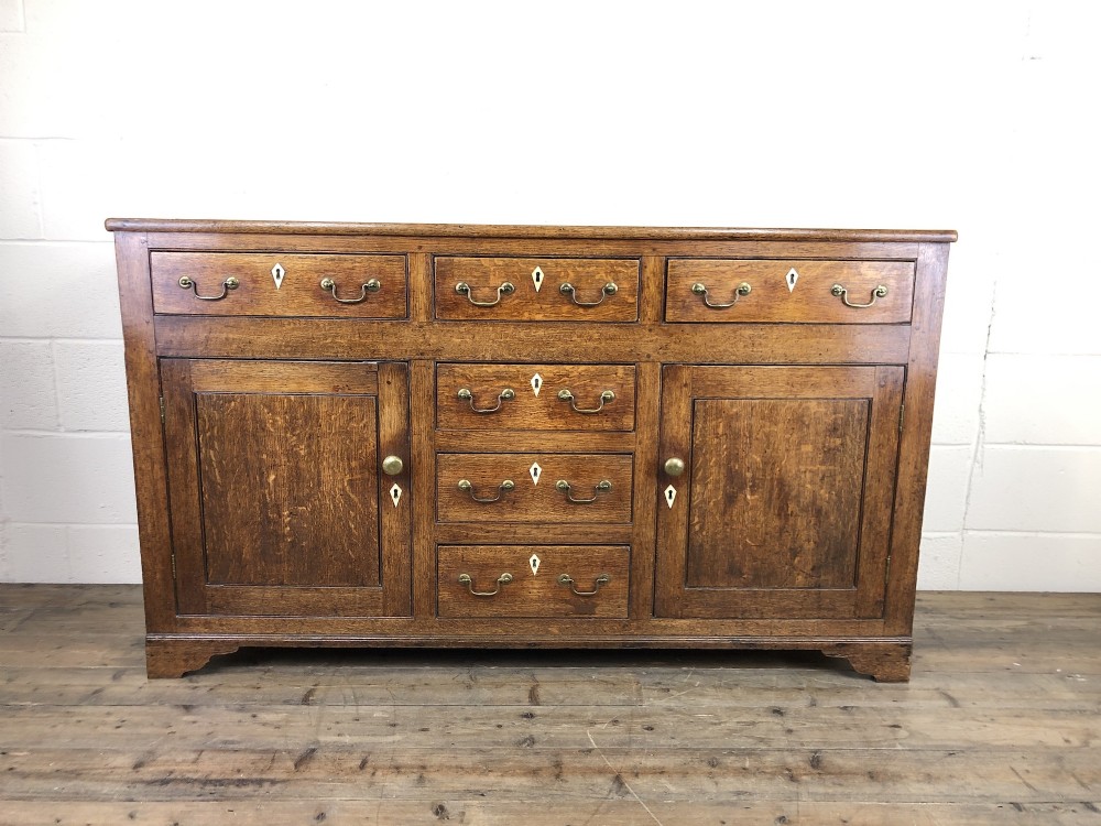 Antique George III Oak Dresser Base