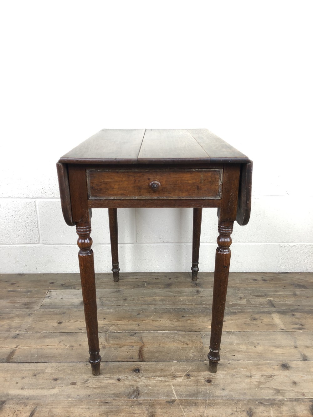 Small Victorian Welsh Oak Pembroke Table