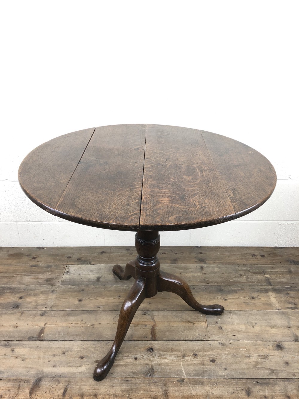 George III Oak Tripod Table