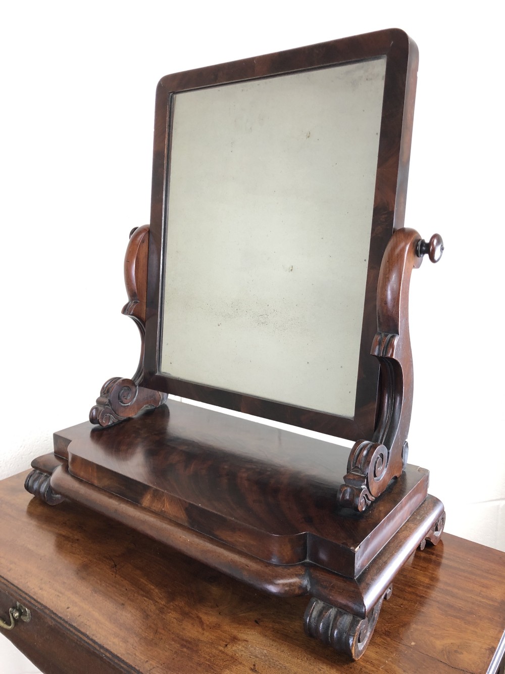 Victorian Mahogany Dressing Table Swing Mirror