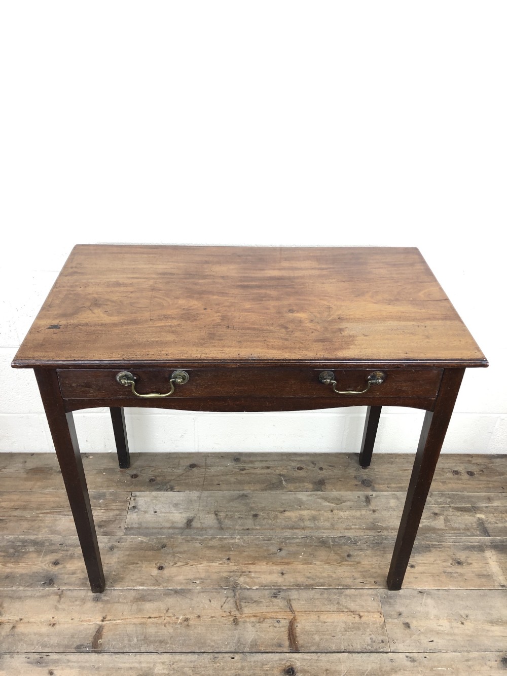 Georgian Mahogany Single Drawer Side Table