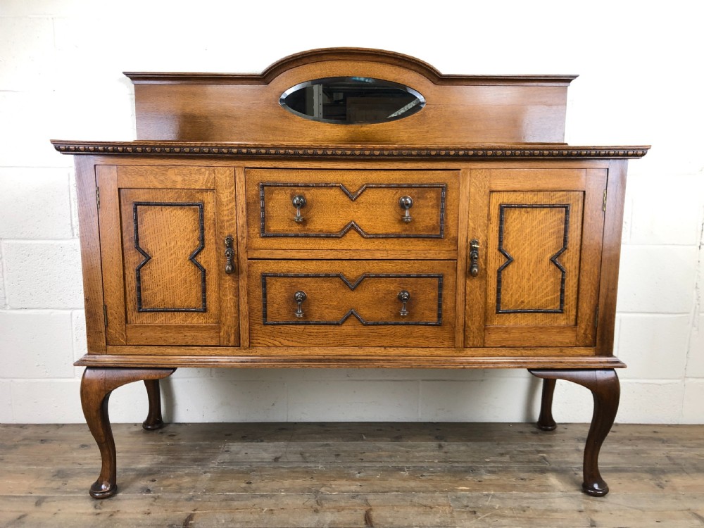 Early 20th Century Antique Oak Sideboard