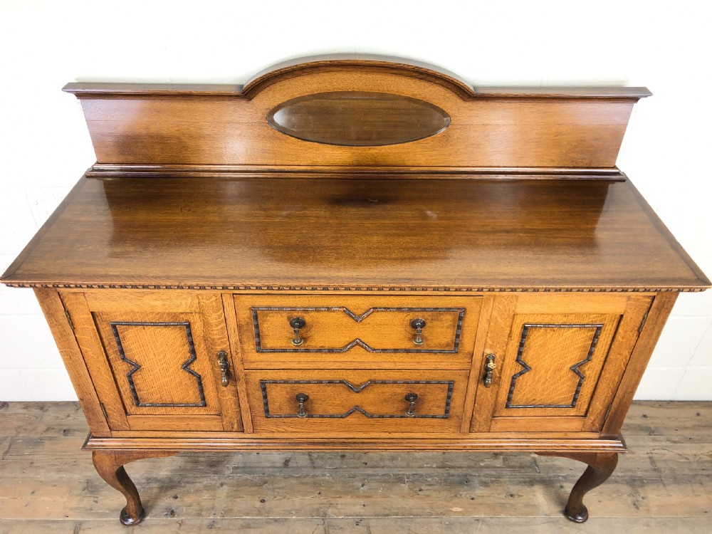 Early 20th Century Antique Oak Sideboard View IV