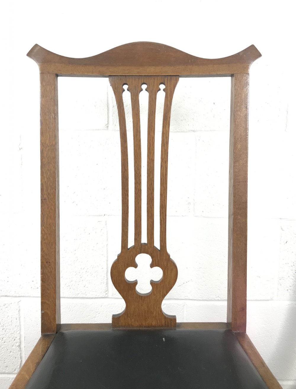 Pair of Antique Arts & Crafts Style Chairs View V