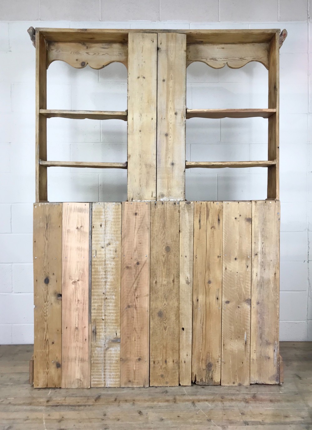 Unusual Victorian Antique Pine Chicken Coop Dresser View XIV
