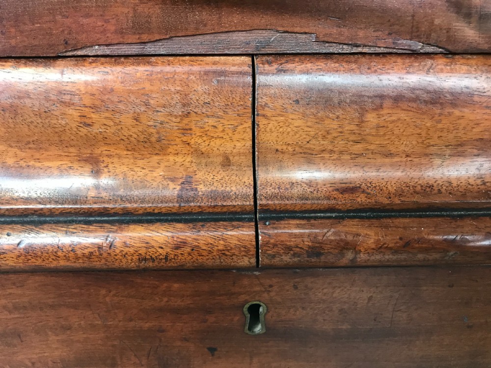 Large Victorian Single Door Mahogany Wardrobe with Mirror View V