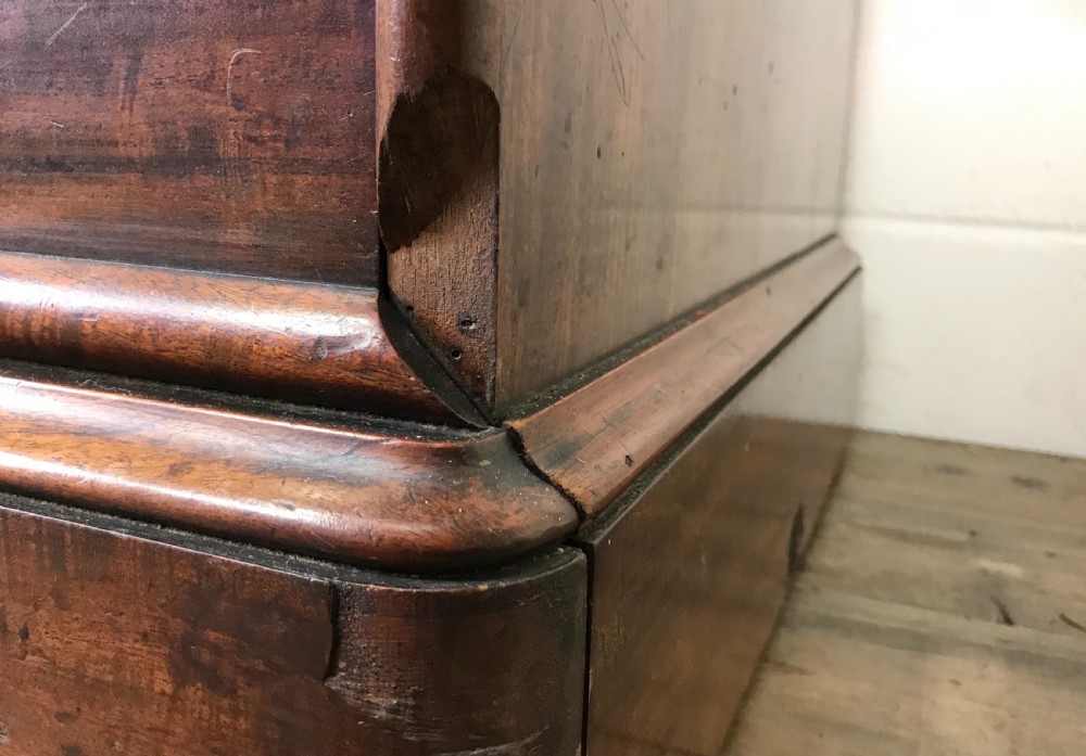 Large Victorian Single Door Mahogany Wardrobe with Mirror View VIII