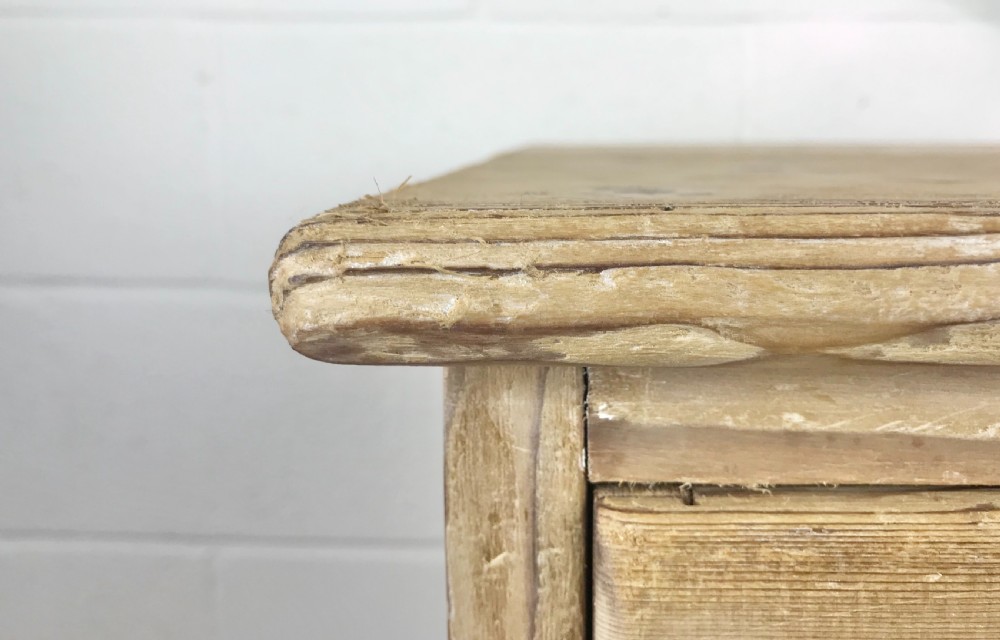 Small Antique Pine Chest of Four Drawers View VII