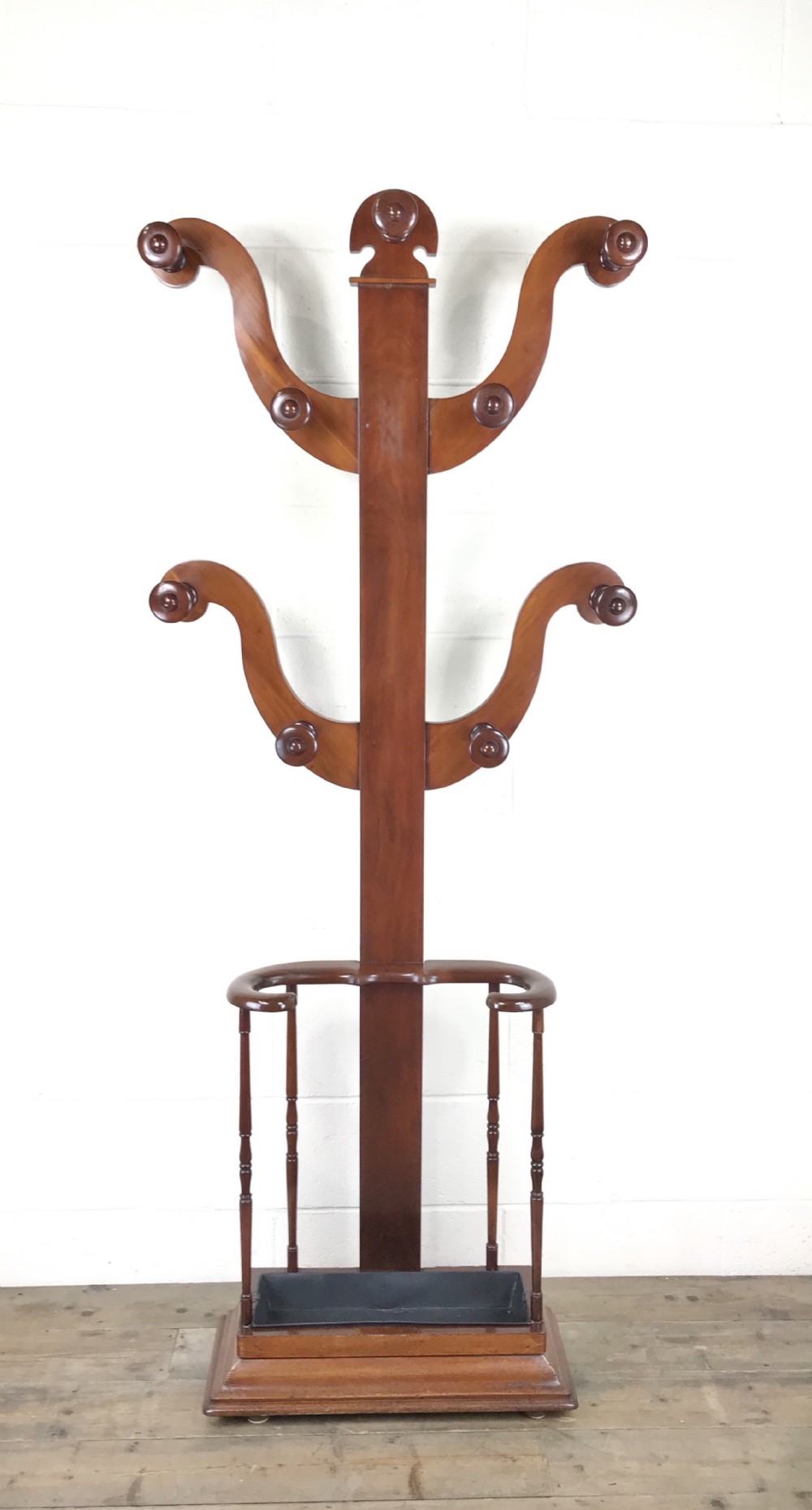 Victorian Mahogany Tree Shaped Hall Stand