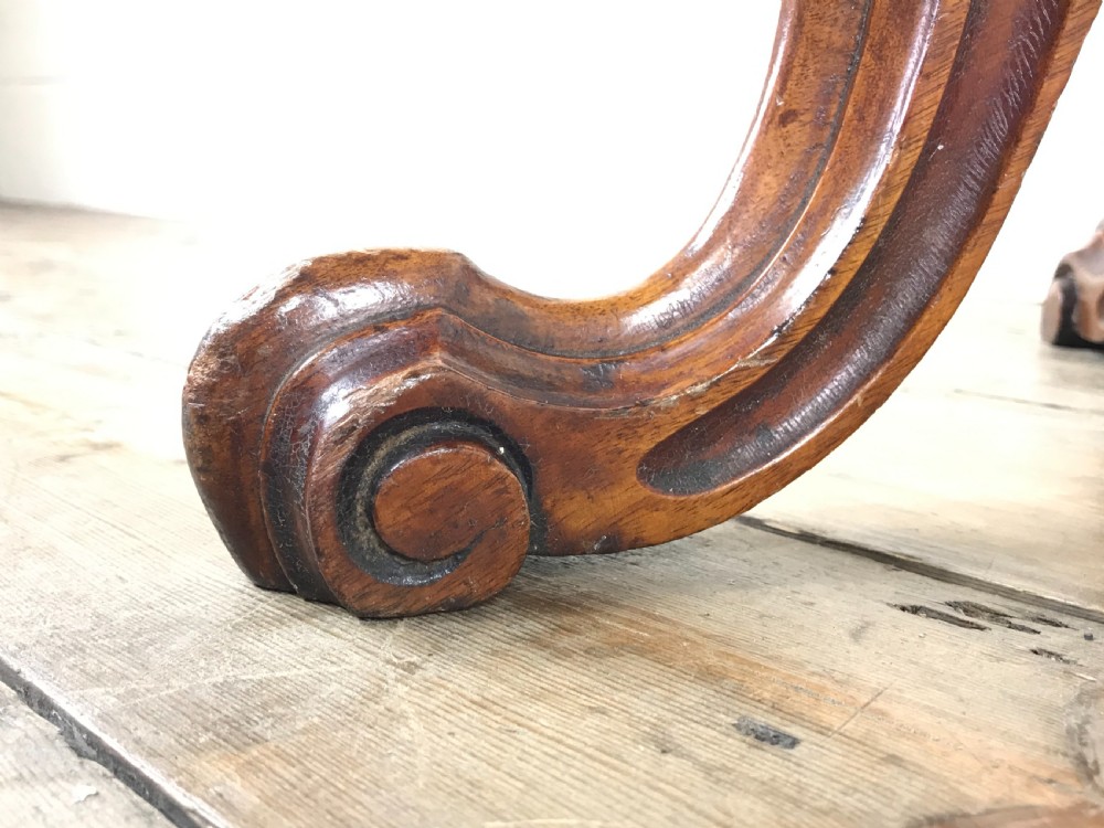 Victorian Mahogany Oval Tilt Top Side Table View VI