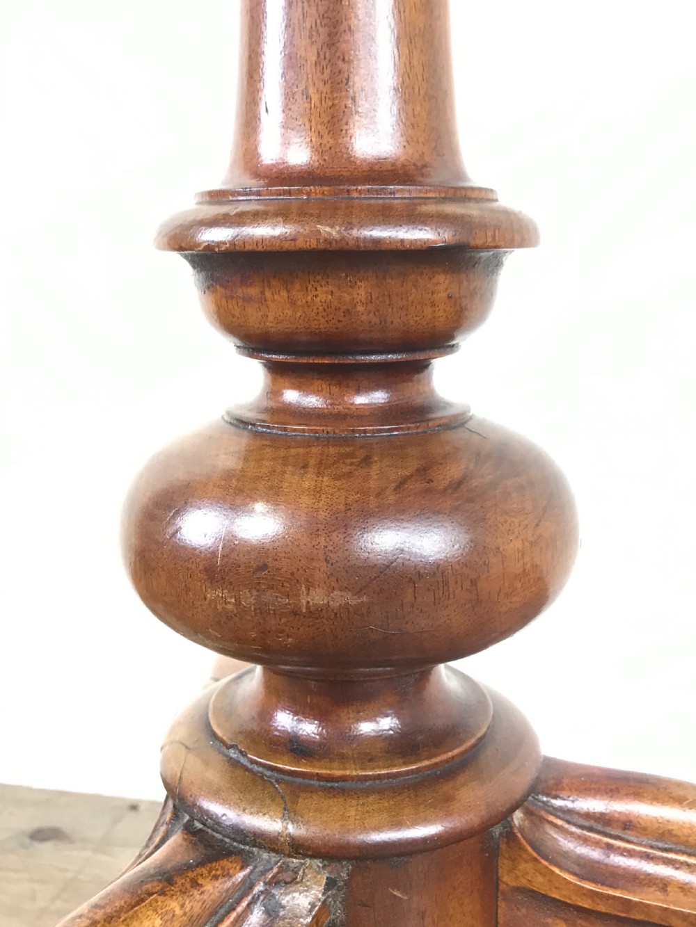 Victorian Mahogany Oval Tilt Top Side Table View VII