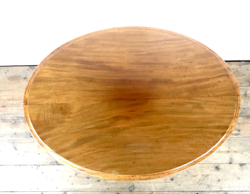 Victorian Mahogany Oval Tilt Top Side Table View IX