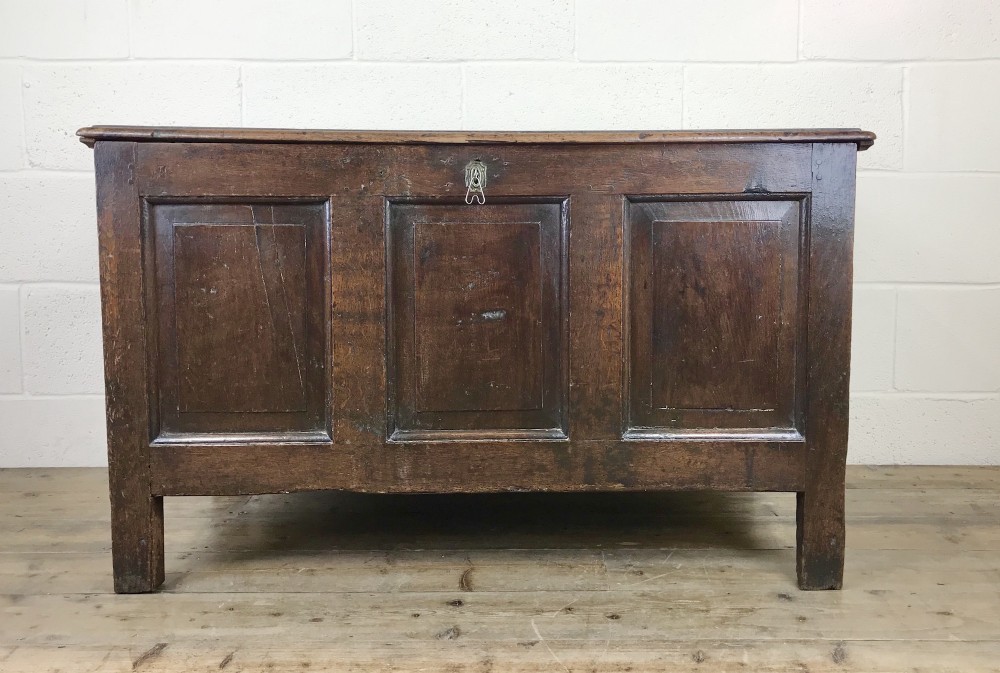 Antique 18th Century Oak Coffer