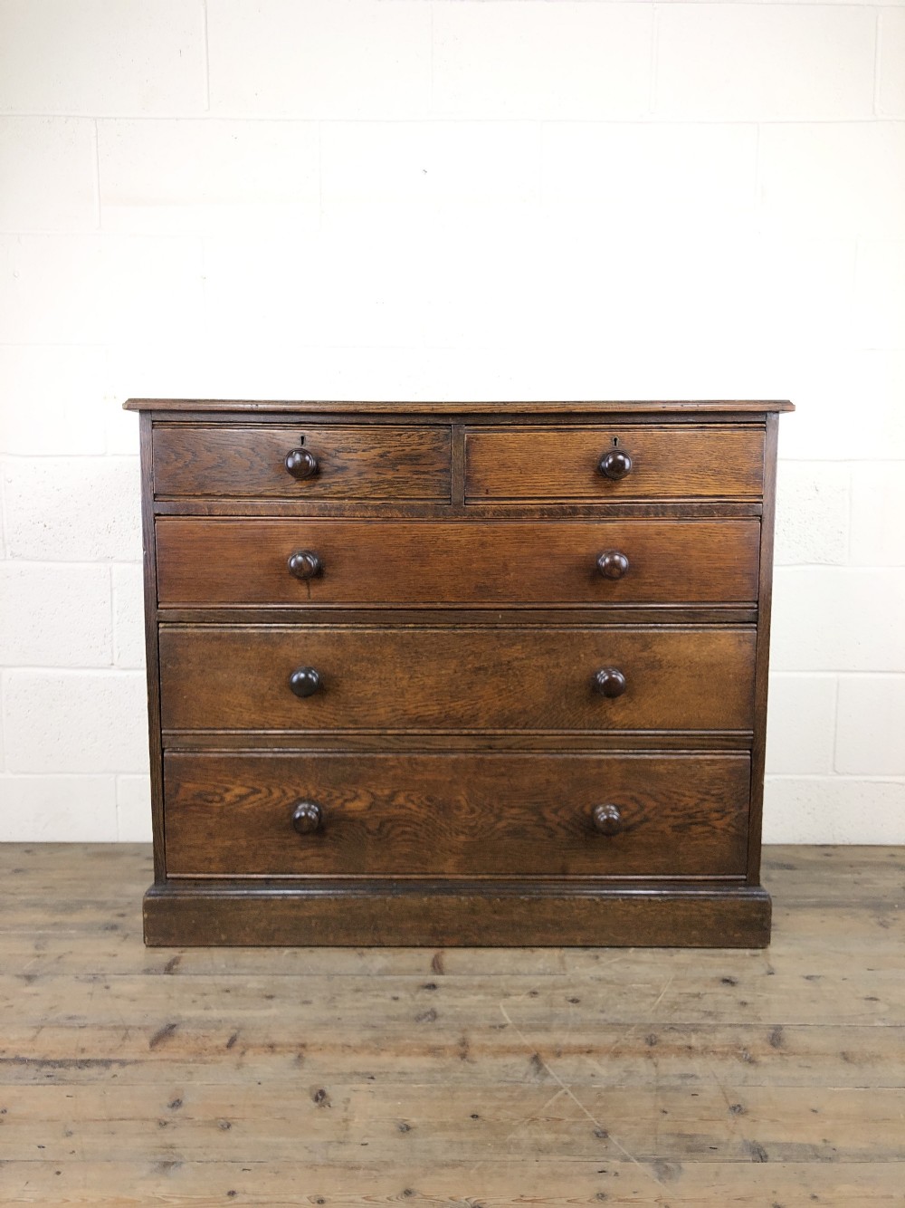 19th Century Antique Oak Chest of Drawers