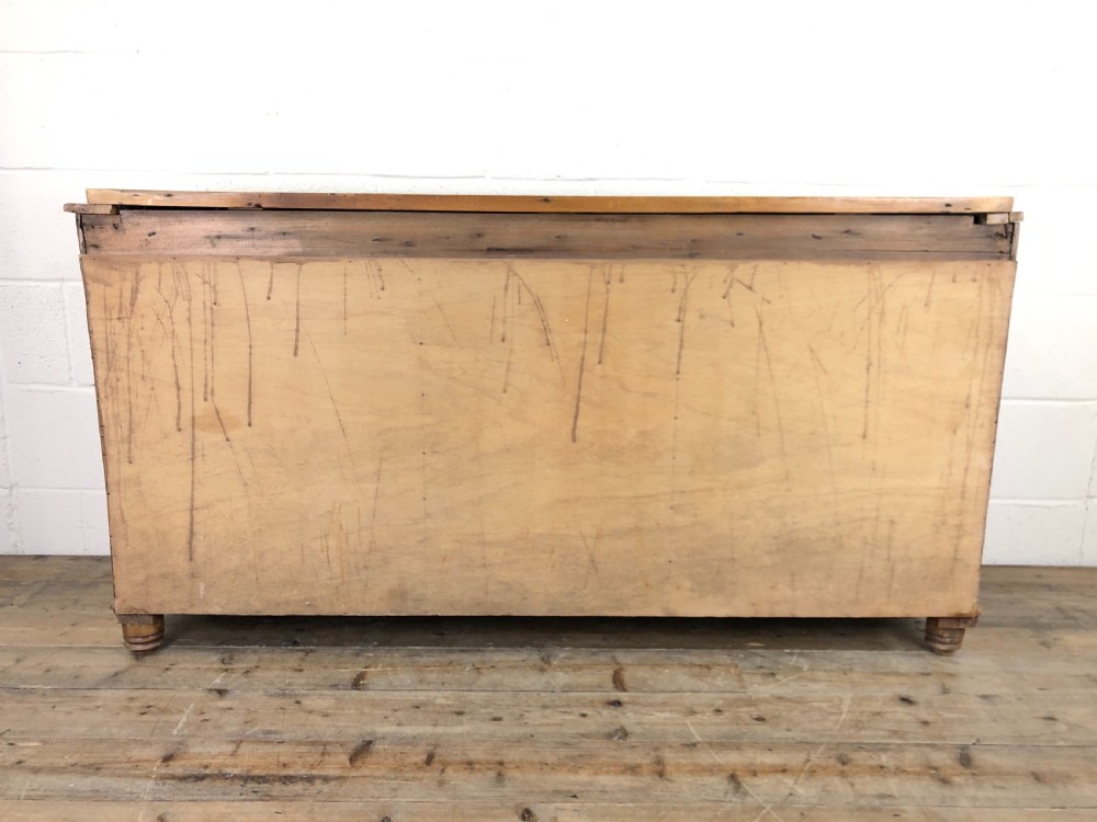 Rustic Antique Pine Dresser Base Sideboard View XI