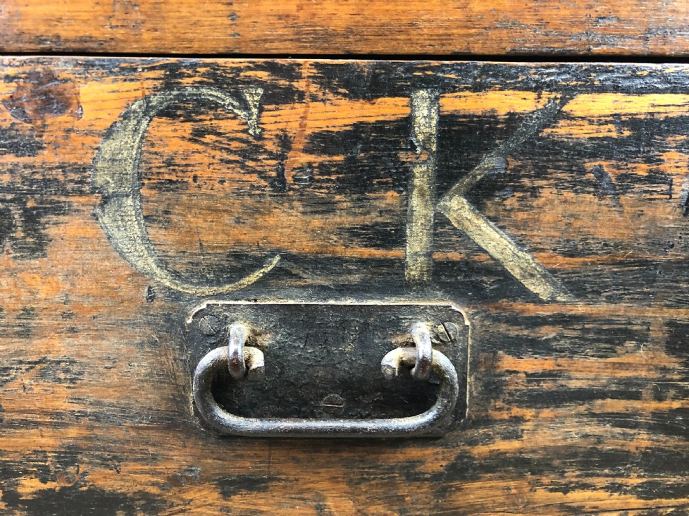 Wooden Metal Bound Travel Trunk – Charles Kingston  View XX