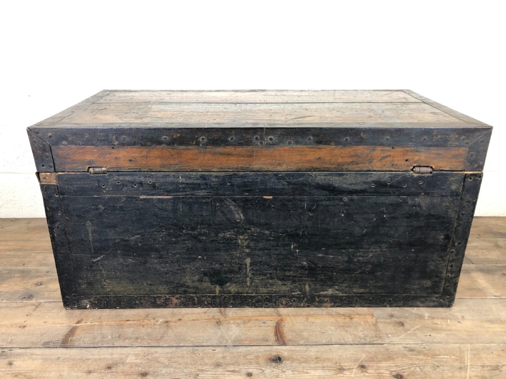Wooden Metal Bound Travel Trunk – Charles Kingston  View XXII