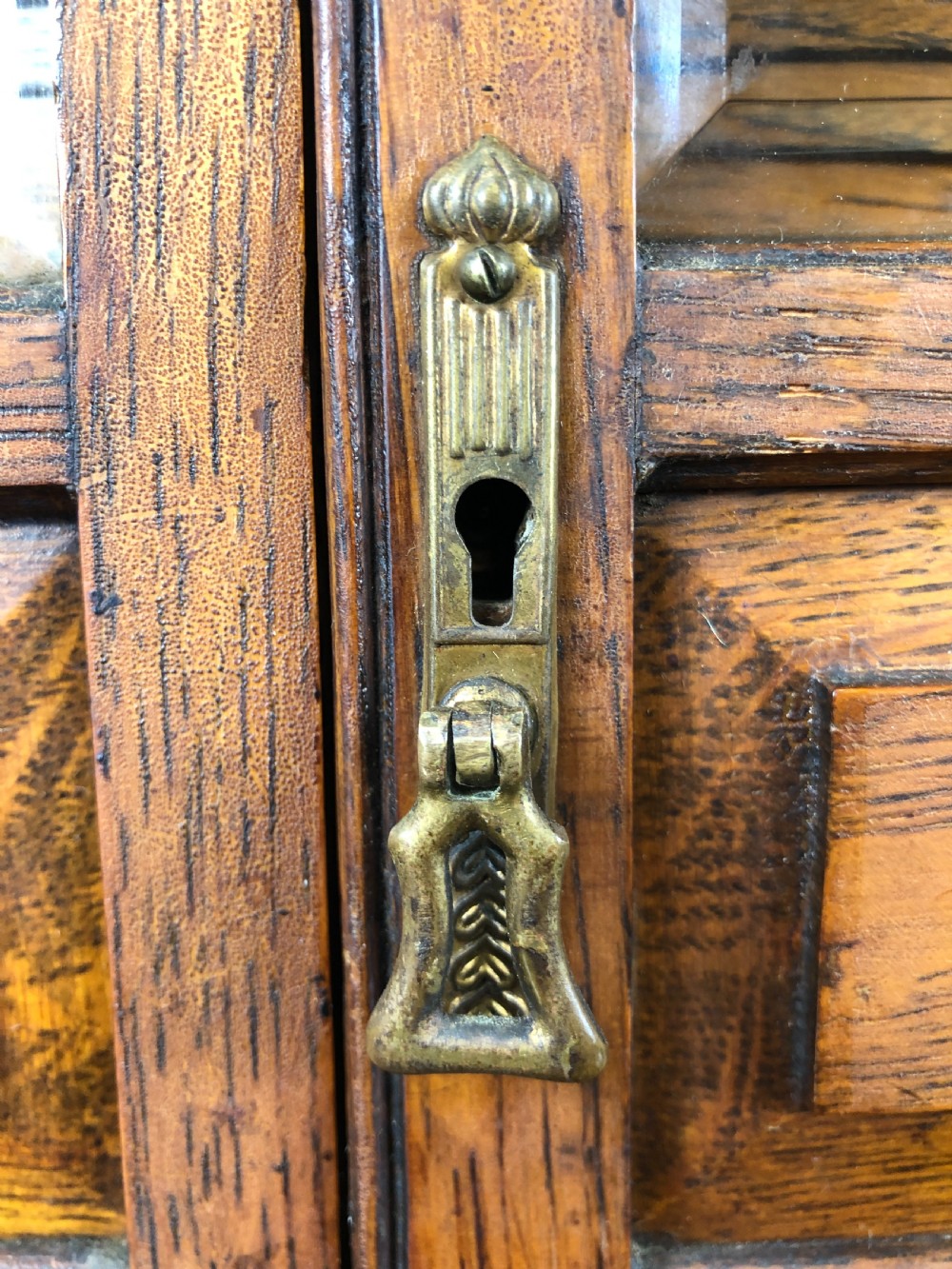 Antique Edwardian Oak Smoker’s Cabinet View XII