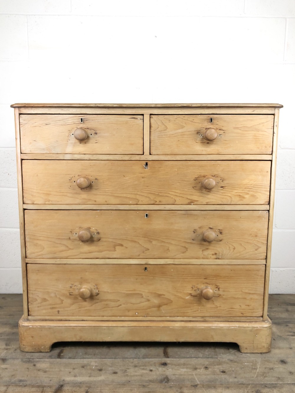 Victorian Antique Pine Chest of Drawers
