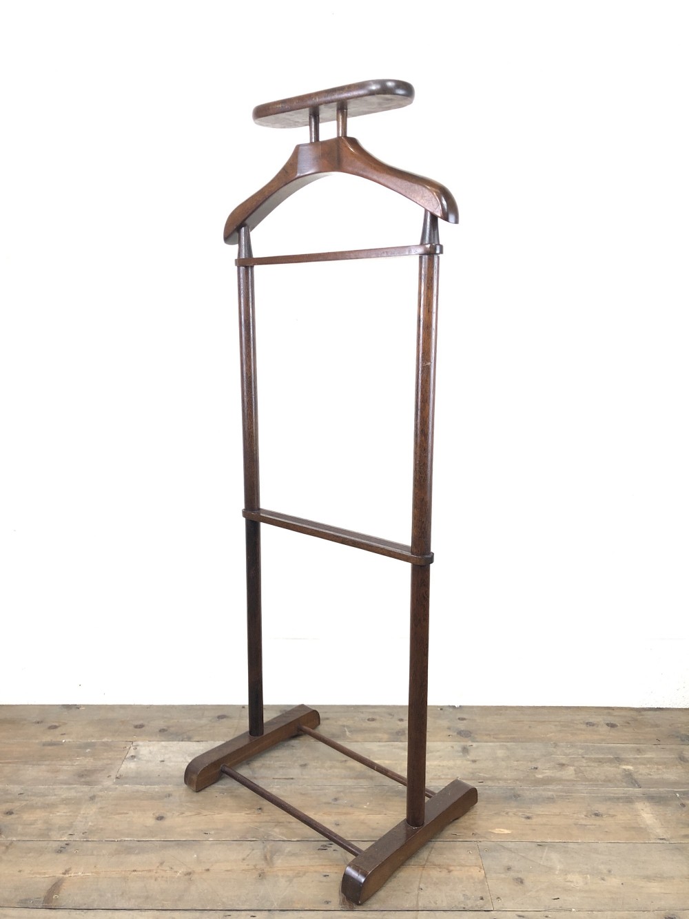 Vintage Mahogany Gentleman’s Valet Stand