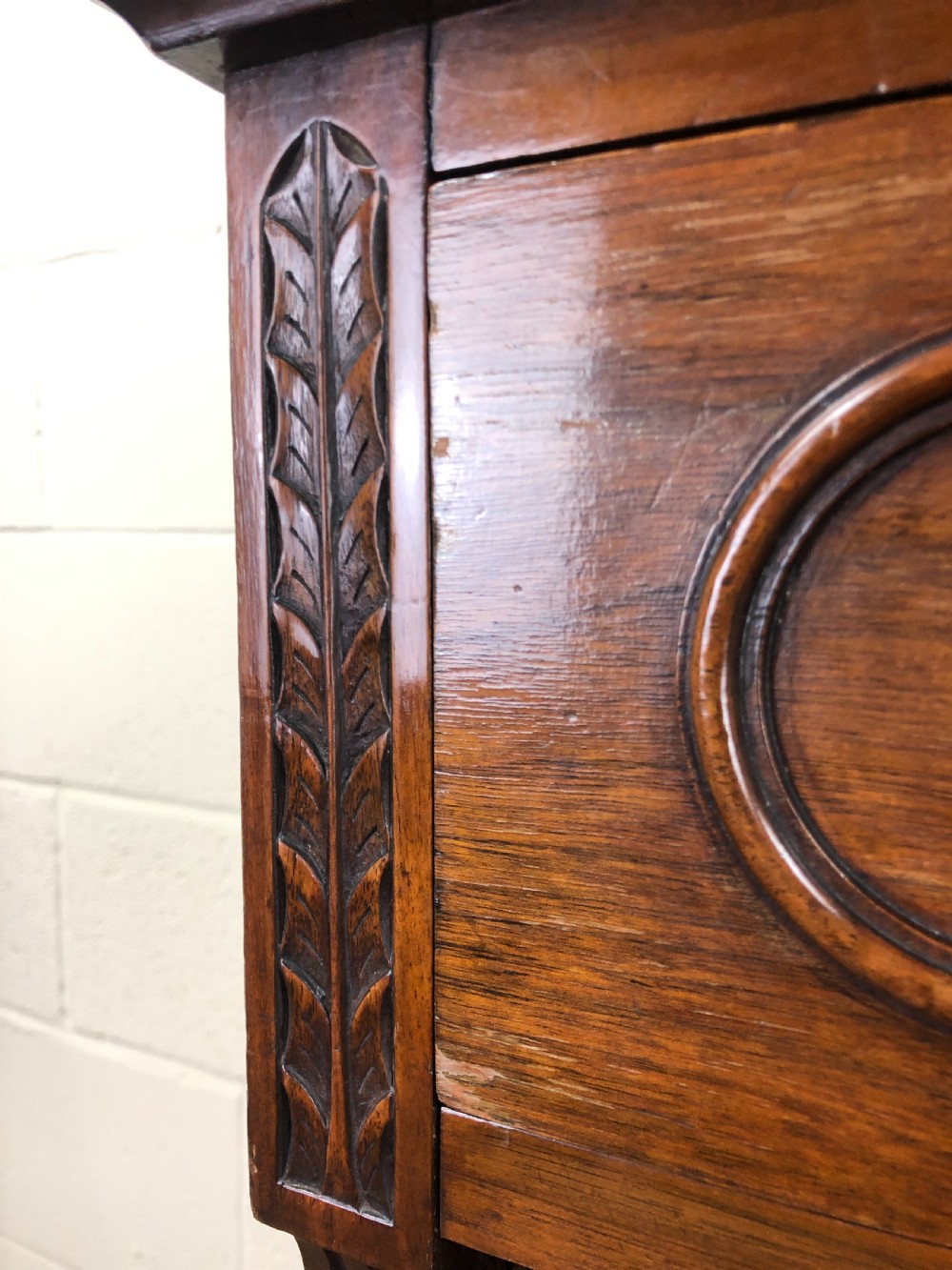 Antique 19th Century Two Stage Mahogany Bookcase  View XII