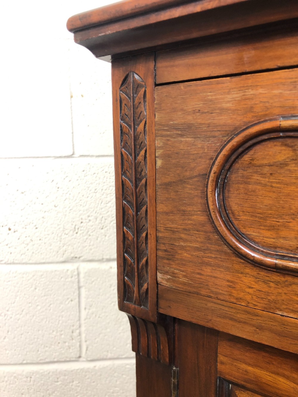 Antique 19th Century Two Stage Mahogany Bookcase  View XVIII