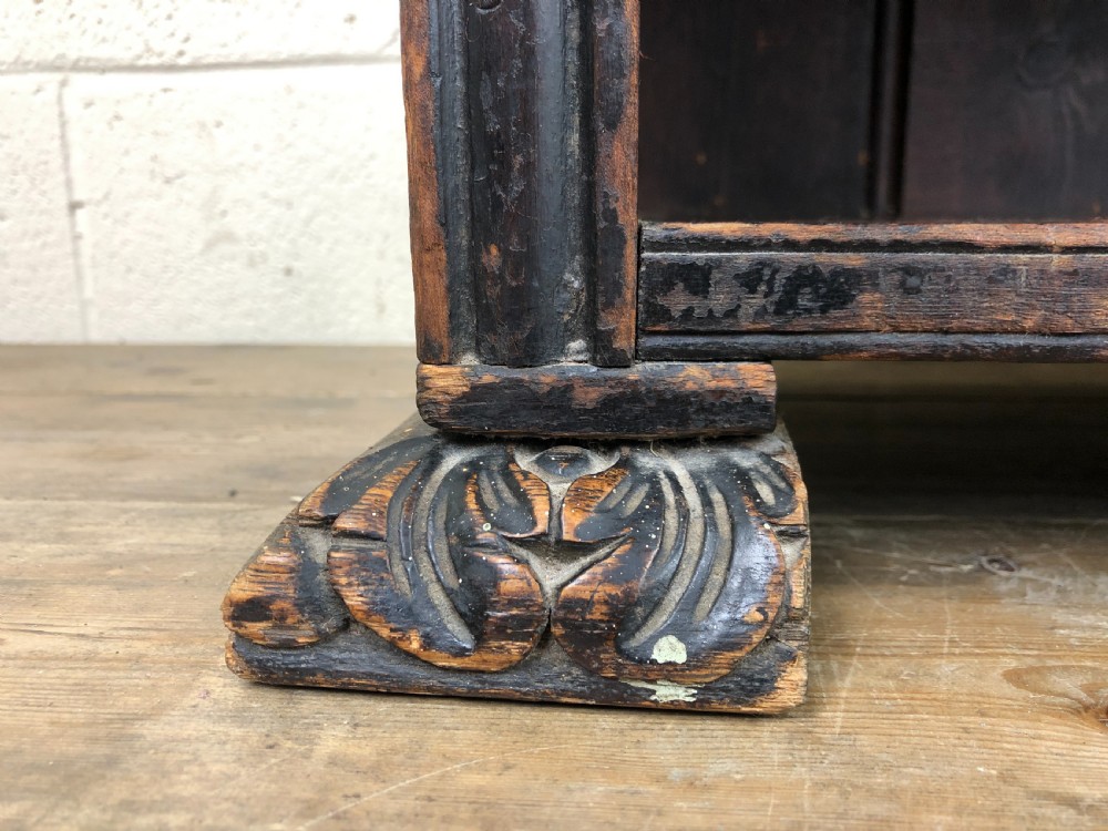 Victorian Walnut Open Bookcase with Gallery Top View VII