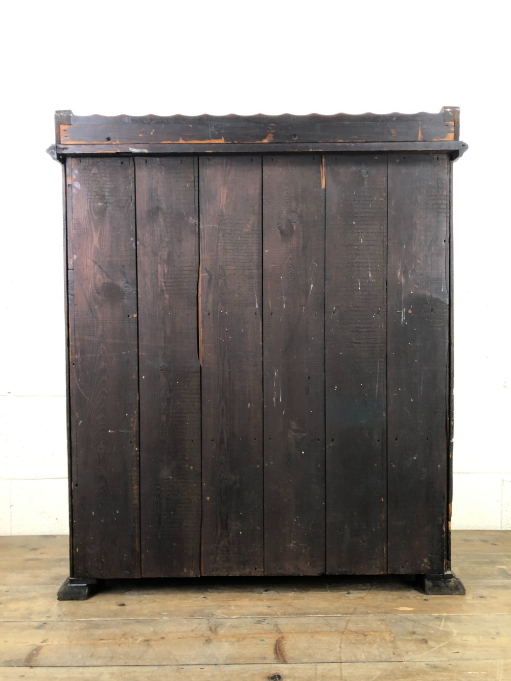 Victorian Walnut Open Bookcase with Gallery Top View XI