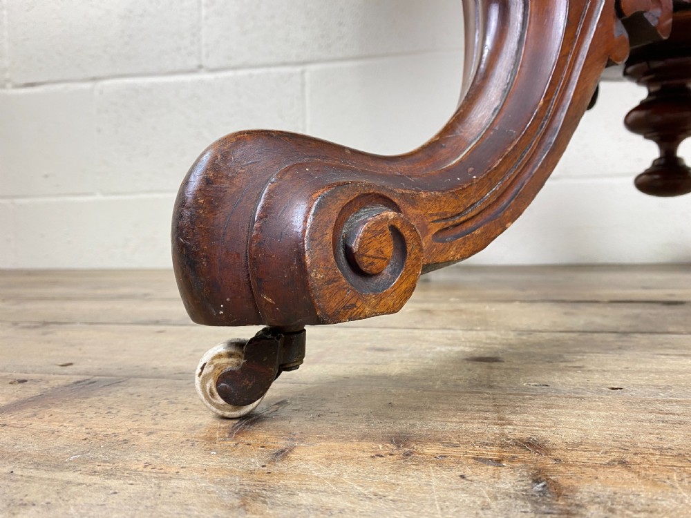 Victorian Mahogany Oval Tilt Top Table View III