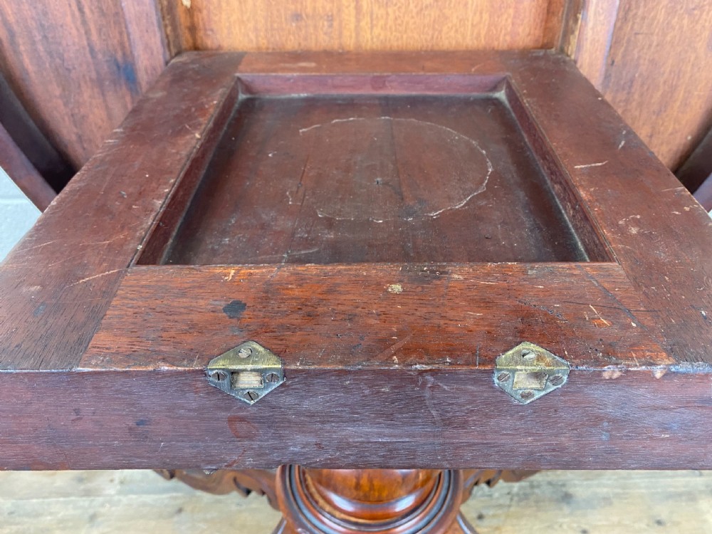 Victorian Mahogany Oval Tilt Top Table View X