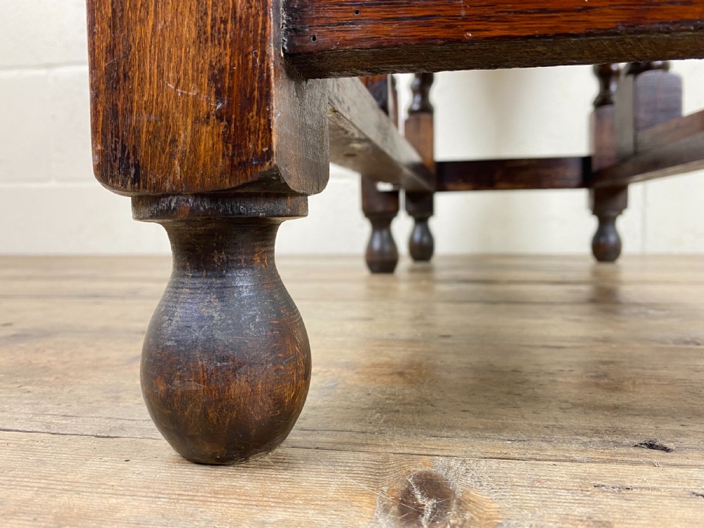 Antique Oak Gate Leg Table  View VII