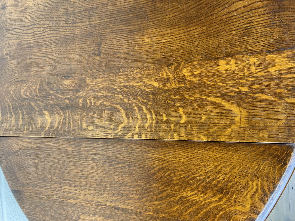 Antique Oak Gate Leg Table  View X