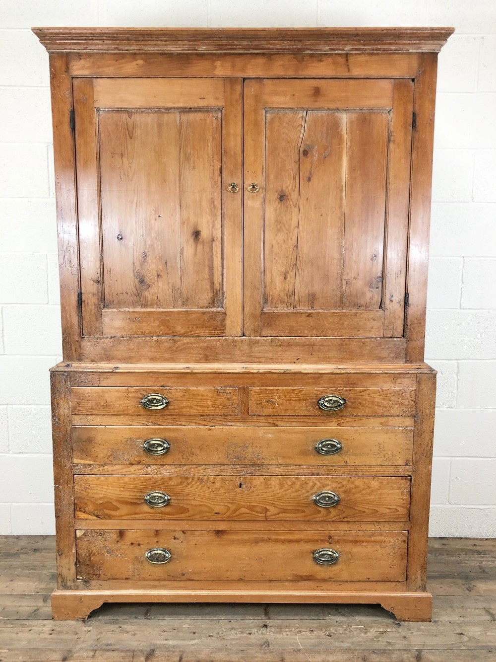 19th Century Antique Pine Housekeeper’s Cupboard