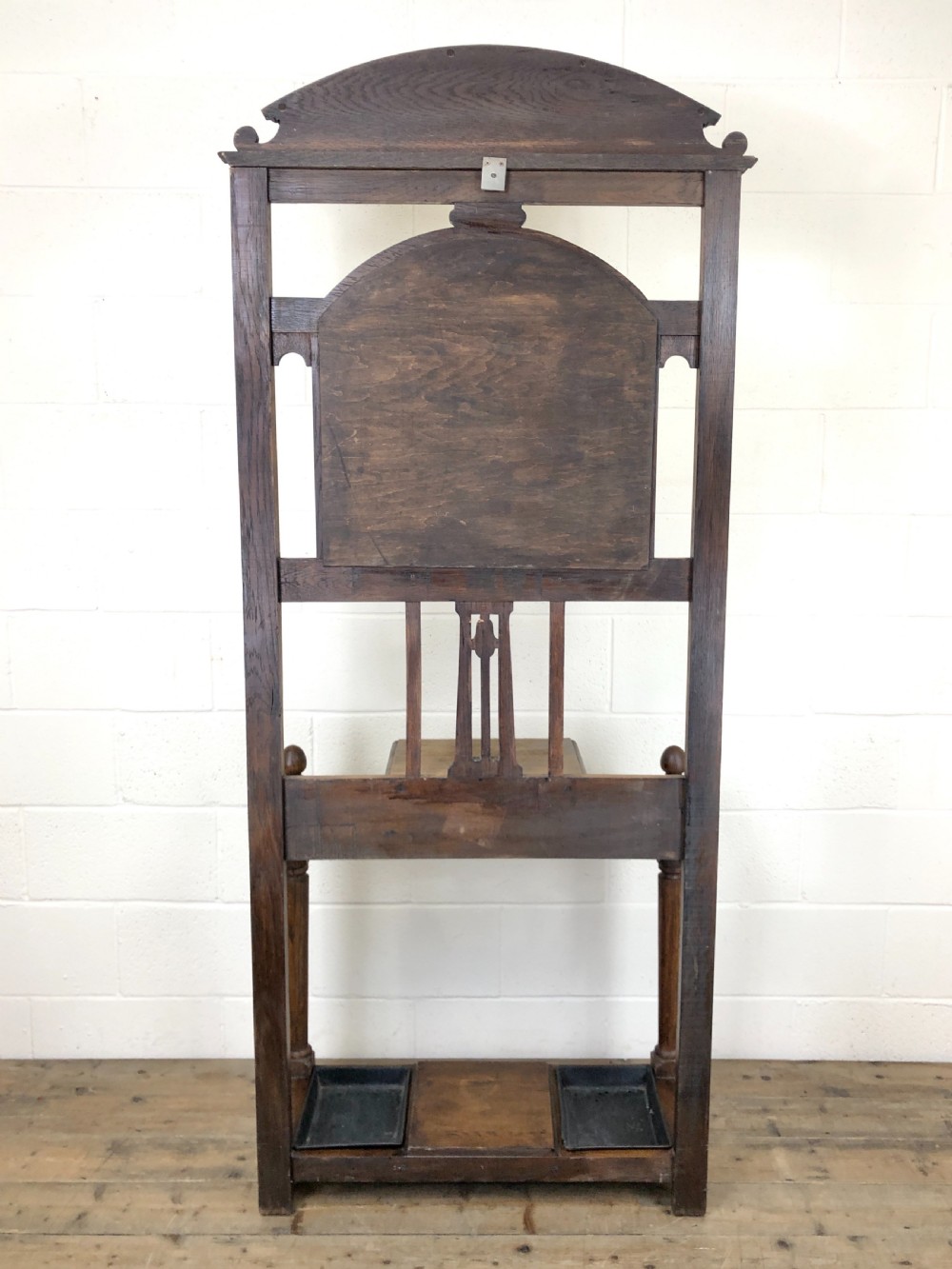 Antique Oak Hat and Coat Hall Stand  View VIII