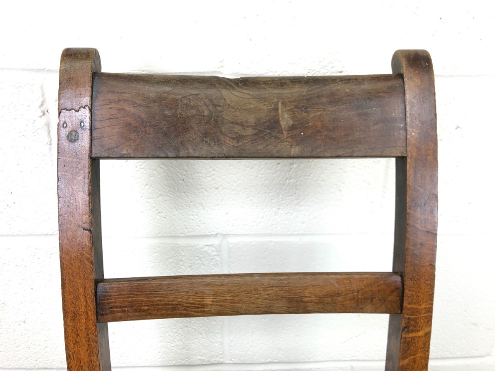 Pair of 19th Century Welsh Oak Farmhouse Chairs View III