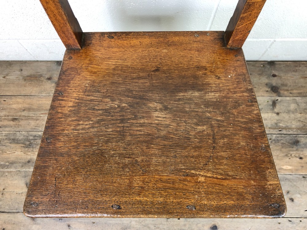 Pair of 19th Century Welsh Oak Farmhouse Chairs View IV